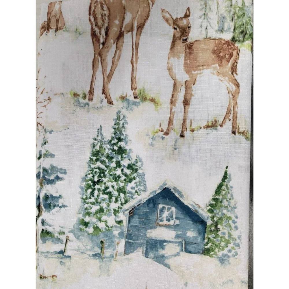 Printed Fabric Tablecloth,60